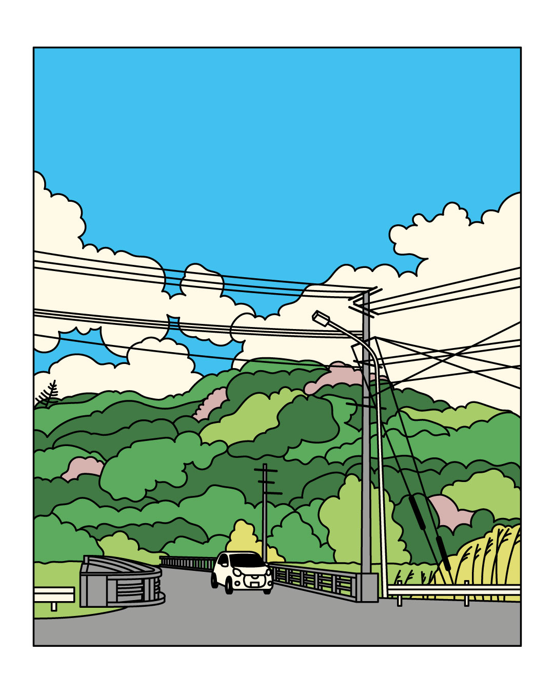 JAPAN - Illustration by LAURA EDELBACHER